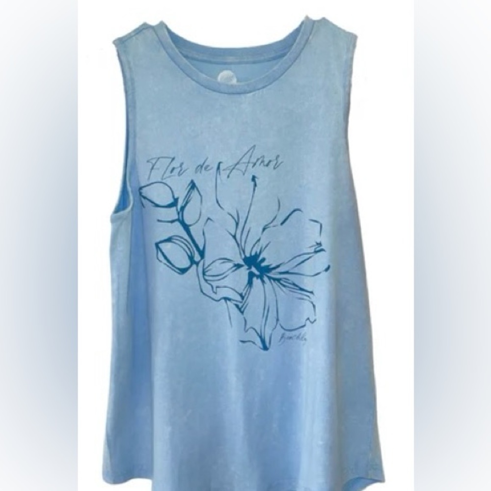 Beachly Light Blue Tank Top Size Medium